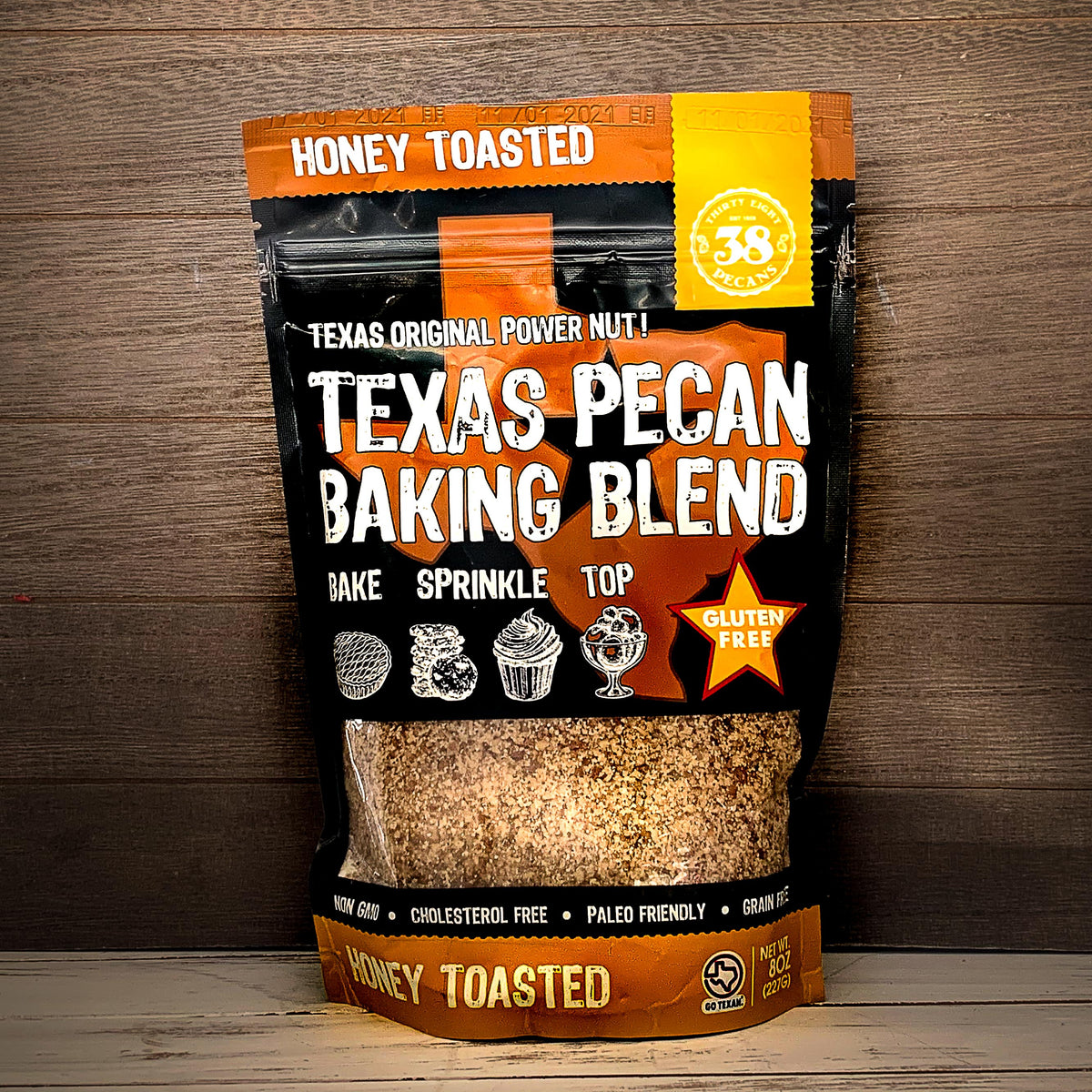 Honey Toasted Pecan Meal Pie Crust