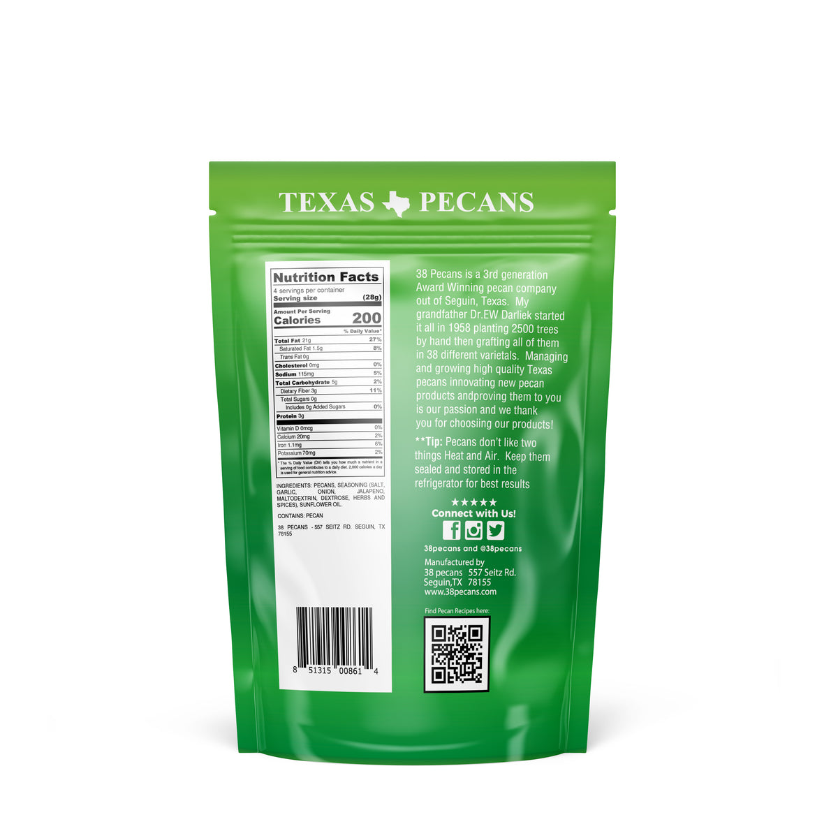 JALAPENO SPICED PECANS
