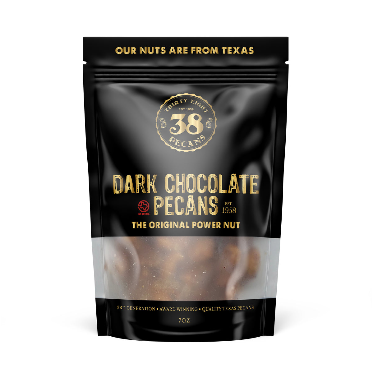 DARK CHOCOLATE PECANS