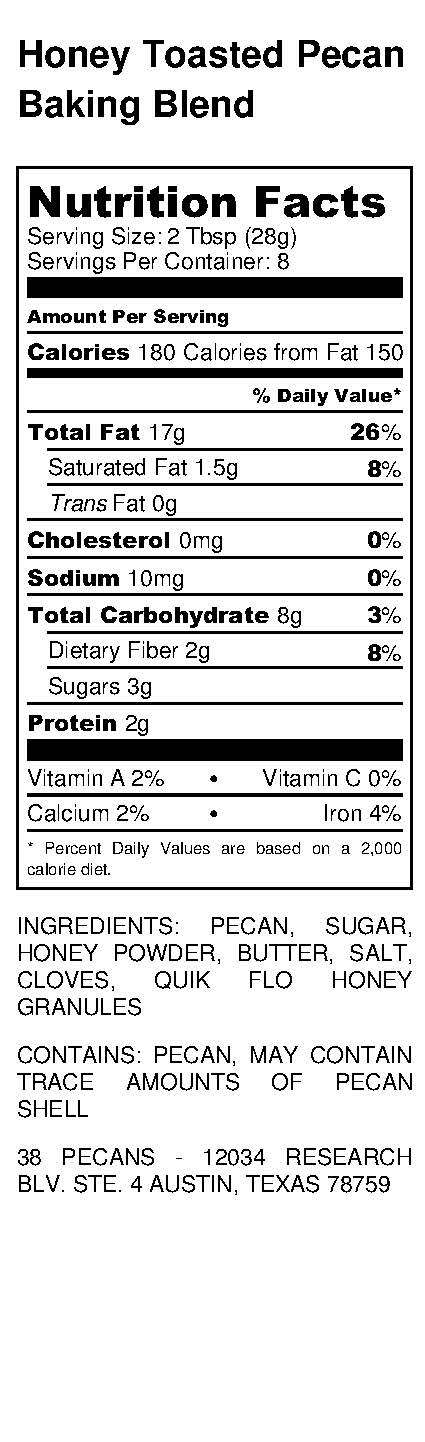 HONEY TOASTED BAKING BLEND