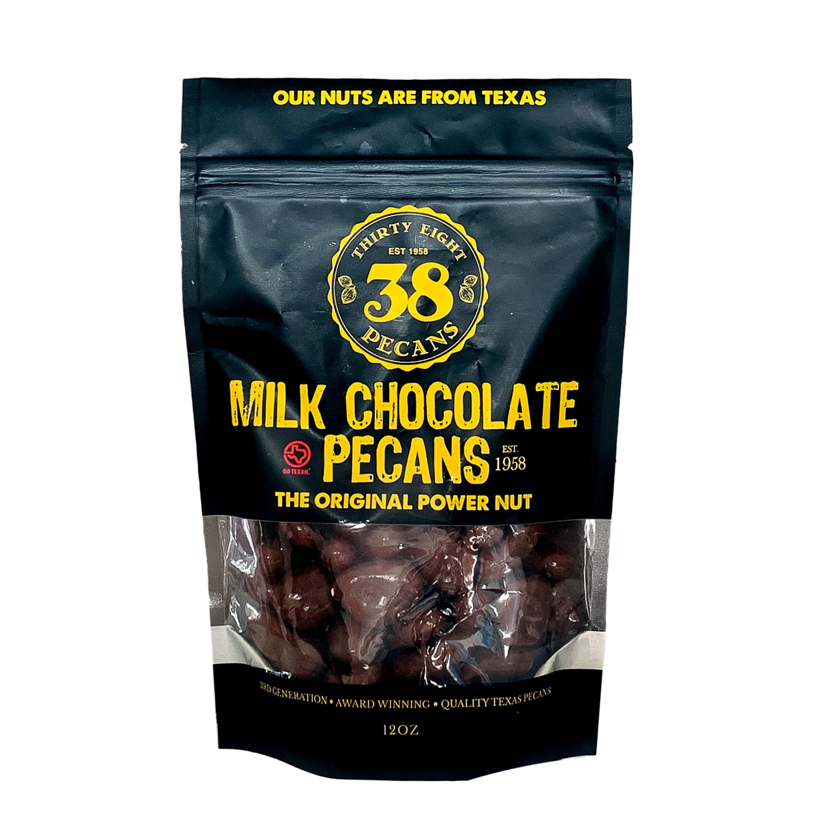 MILK CHOCOLATE PECANS