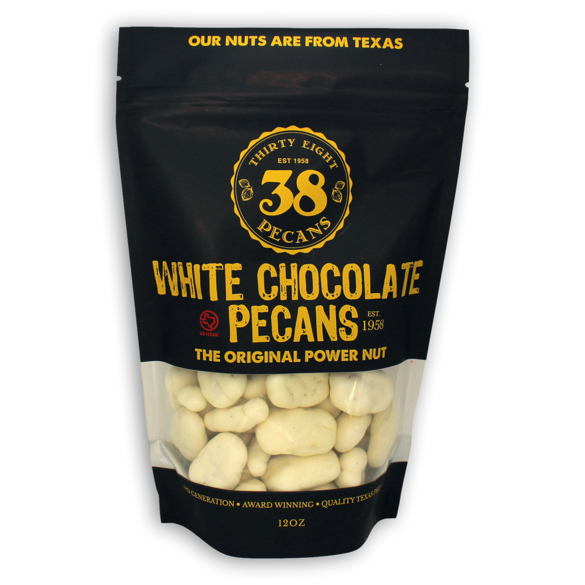 WHITE CHOCOLATE PECANS