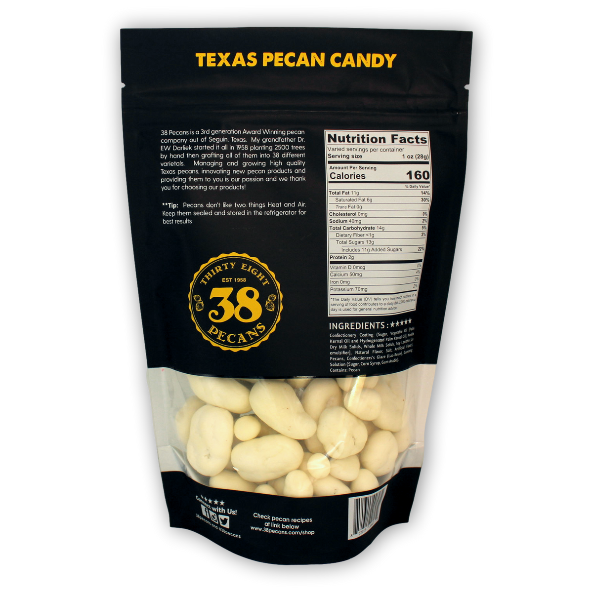 WHITE CHOCOLATE PECANS