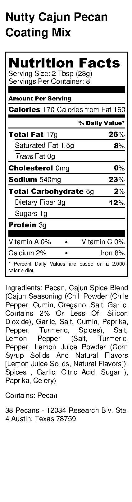 NUTTY CAJUN COATING MIX